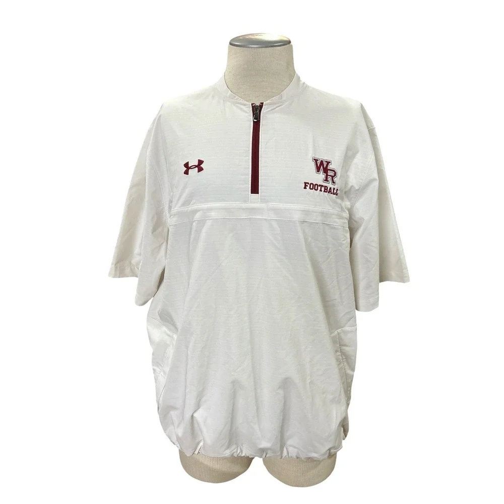 Under Armour men's Football Pullover XL Wide Receiver  White Sideline